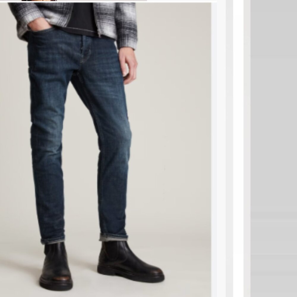 Allsaints Rex Slim Fit Stretch Denim Jean 36